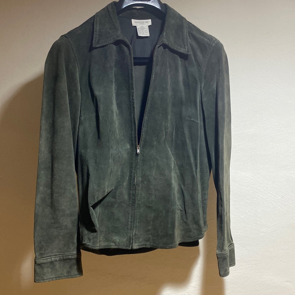 Jones New York sport Suede Jacket